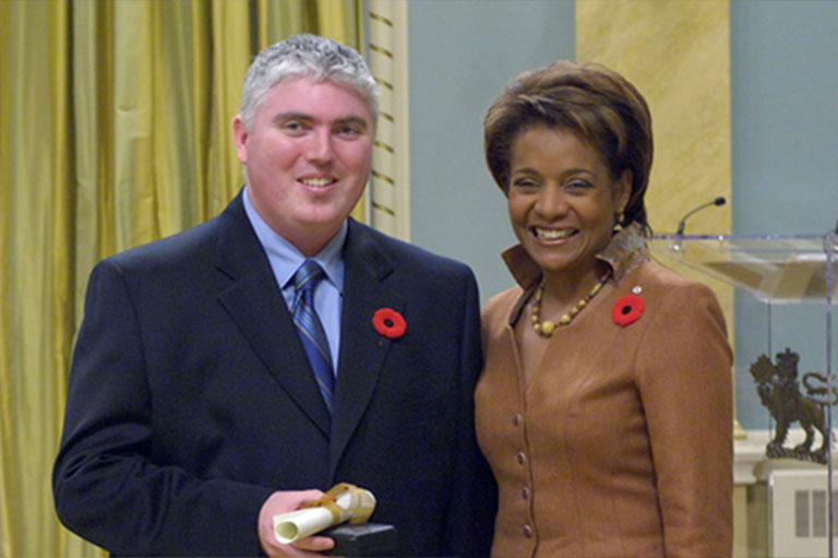 John MacPhail, recipient of the 2007 Governor General's Award for Excellence in Teaching Canadian History